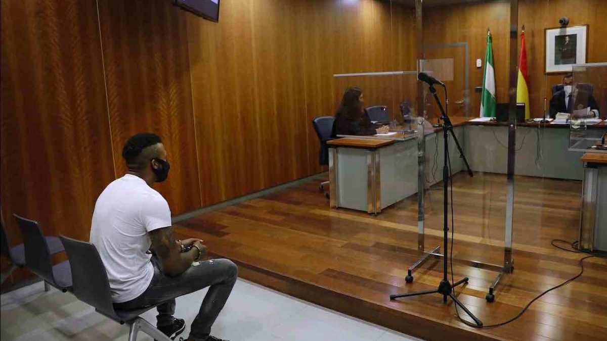 José Arcadio D. N., alias ‘El Melillero’, declara ante el juez (MIGUEL FERNÁNDEZ / POOL).