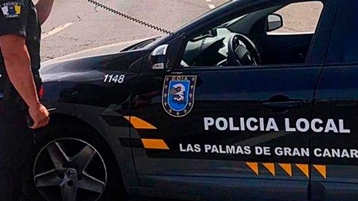 Un coche de la Policía local de Gran Canaria.