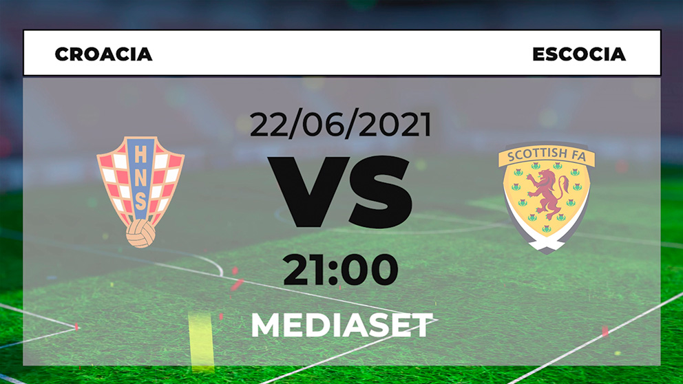 Dónde ver Croacia – Escocia hoy online en directo el partido de la Eurocopa 2021.