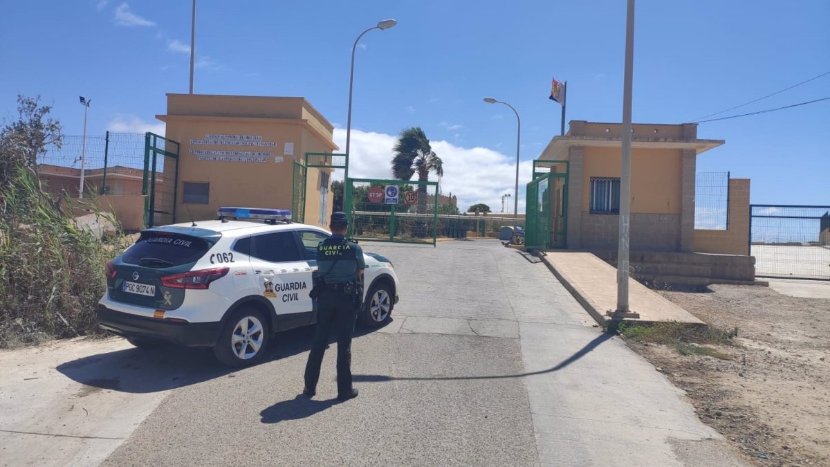 Inmediaciones del lugar de los hechos, en Melilla (GUARDIA CIVIL).