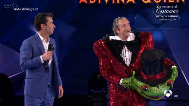 Josep Pedrerol se escondía bajo la máscara de Rana de 'Mask Singer'