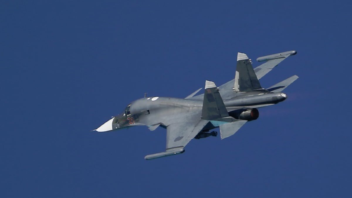 Un avión de combate ruso.