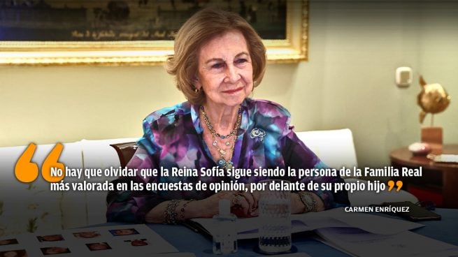 El alejamiento de la Reina Sofía del núcleo de la Familia Real