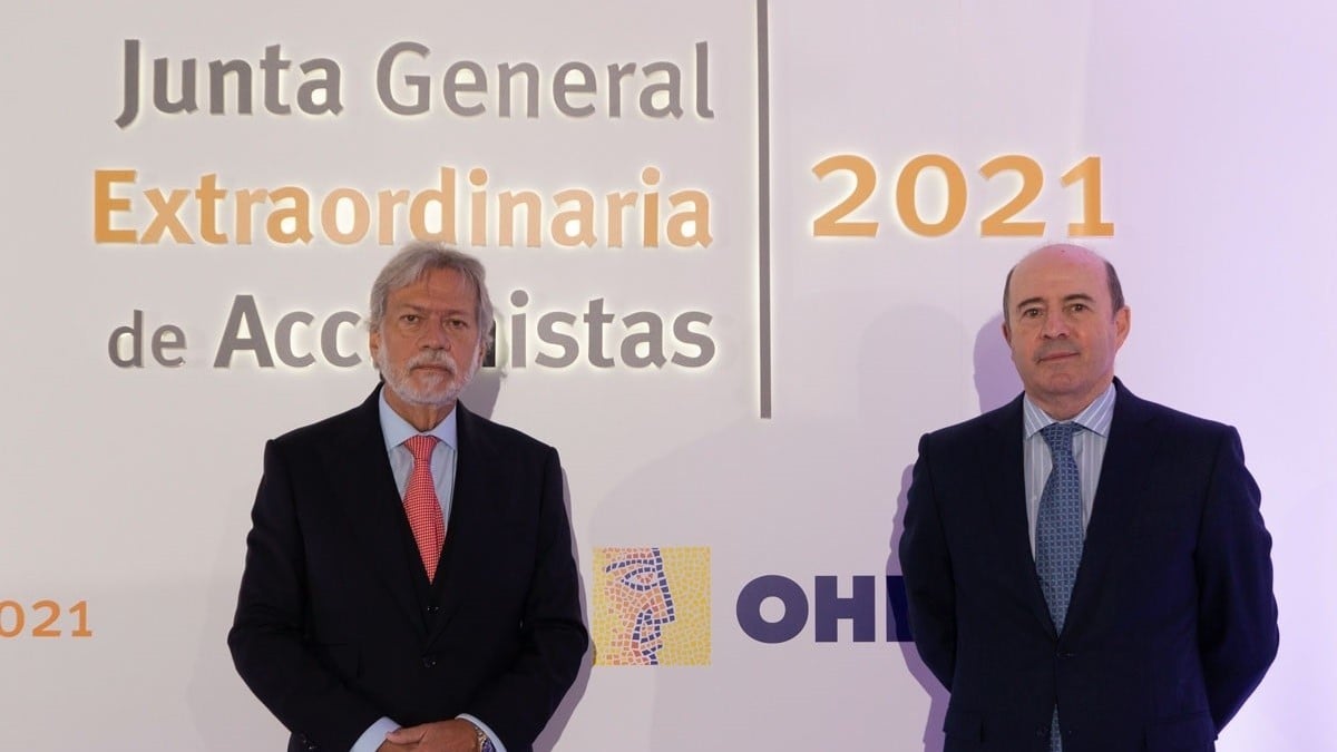 Luis Amodio, presidente de OHL, y José Antonio Fernández Gallar, consejero delegado