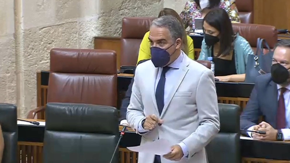 Elías Bendodo, consejero de Presidencia de la Junta de Andalucía.