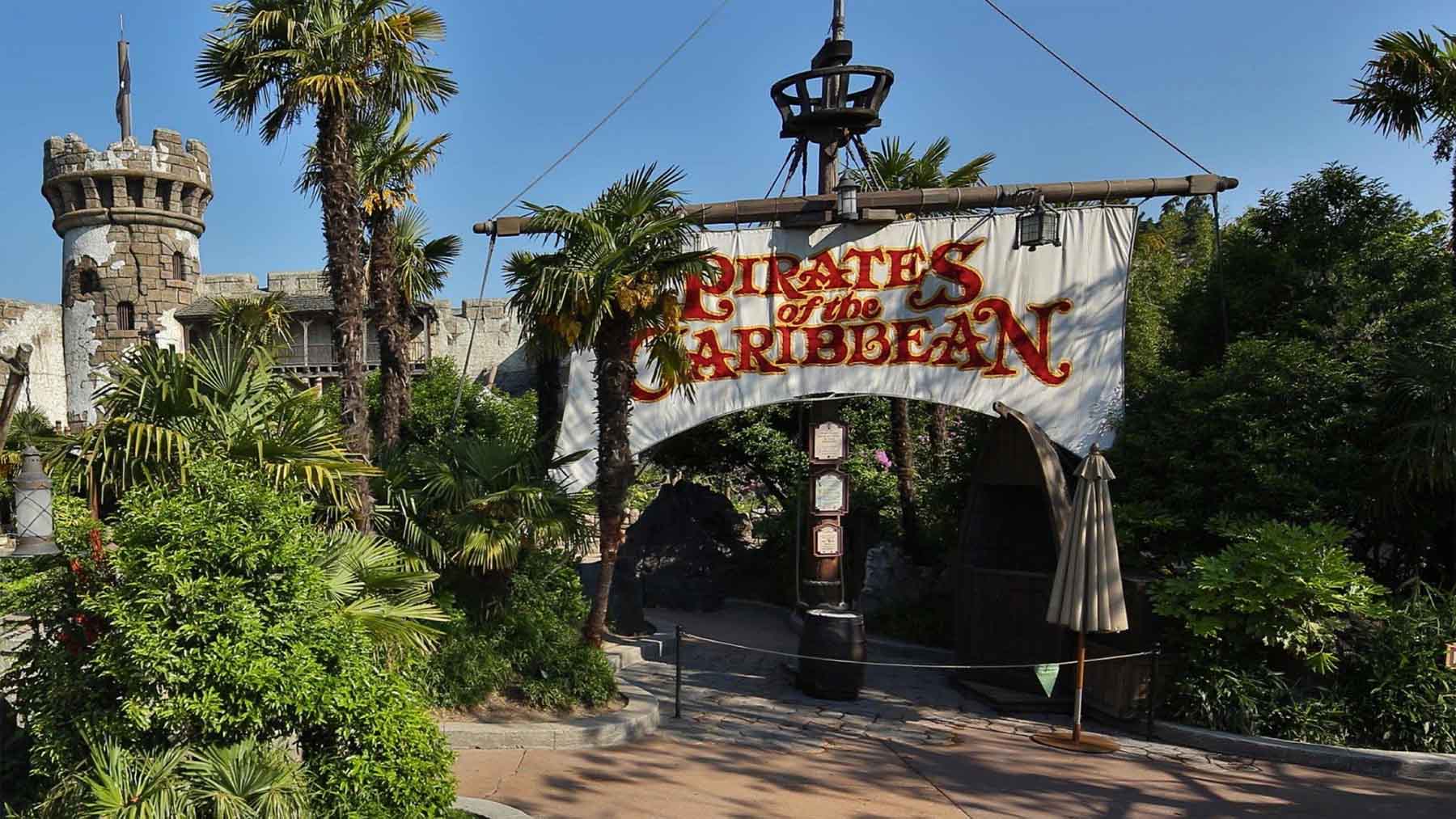 La atracción de «Piratas del Caribe» en el parque temático de Disney