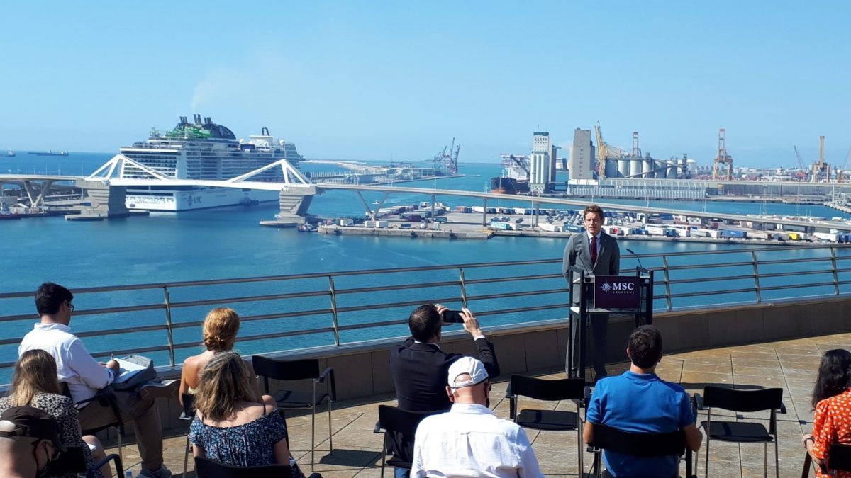 Llega a Barcelona el primer crucero desde el inicio de la pandemia con 2.500 pasajeros