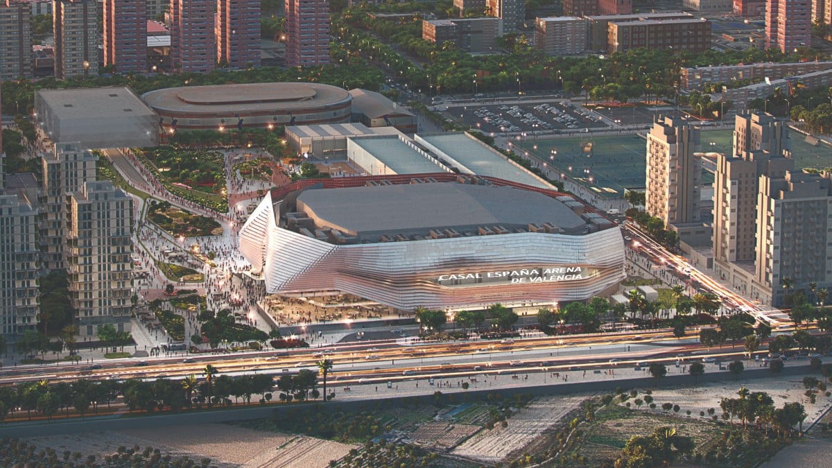 El pabellón Arena impulsado por Juan Roig.