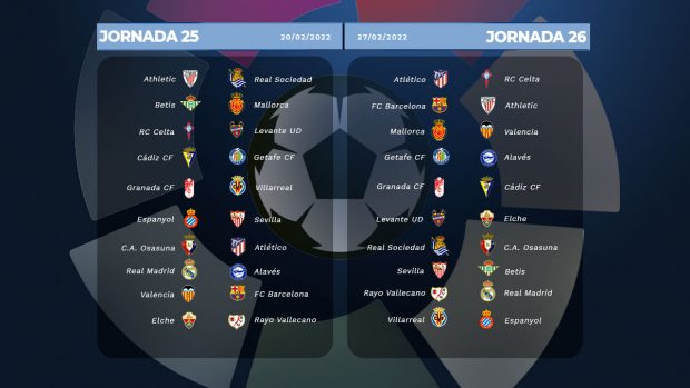 El calendario de la liga santander