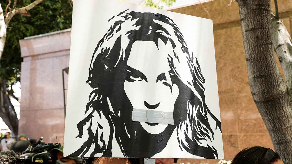 Manifestación a favor de Britney Spears