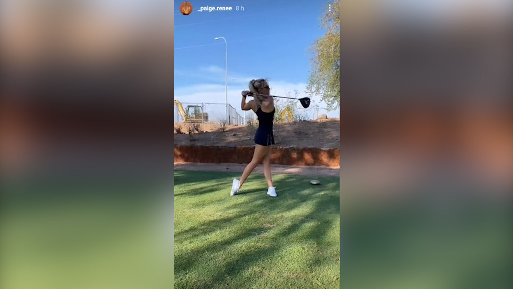 El sugerente golpe de Paige Spiranac, la golfista más viral