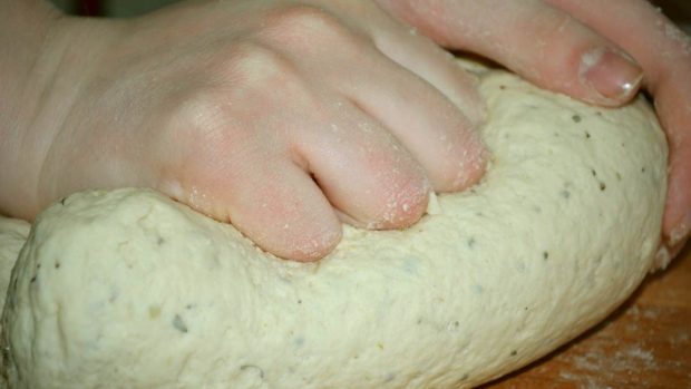 Haciendo pizza