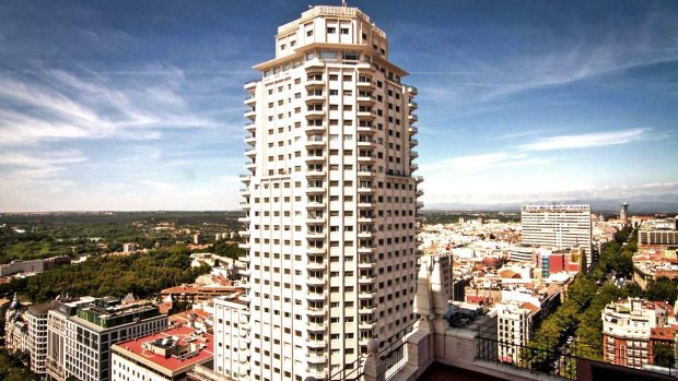 Las exclusivas viviendas de la Torre de Madrid. 