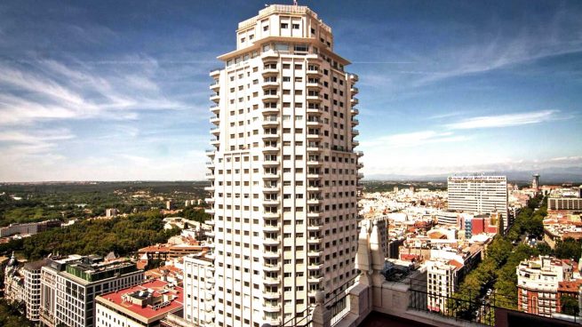 Las exclusivas viviendas de la Torre de Madrid.