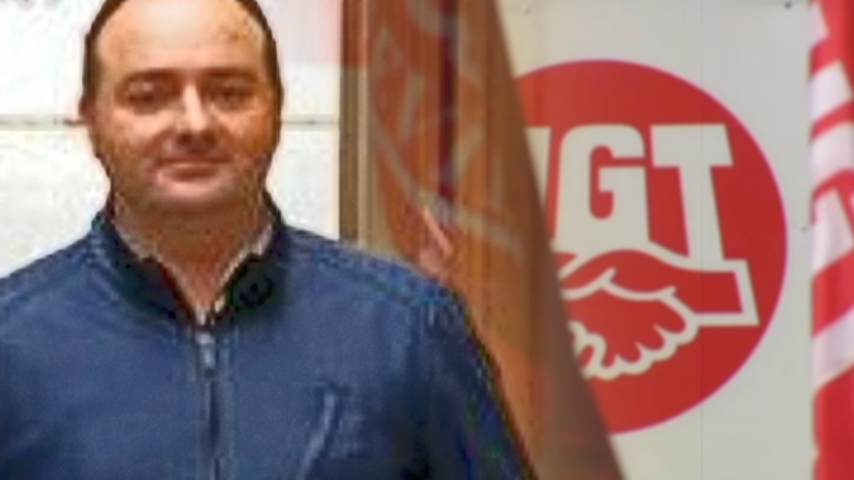 Juan Crevillén, sindicalista de UGT en Murcia.