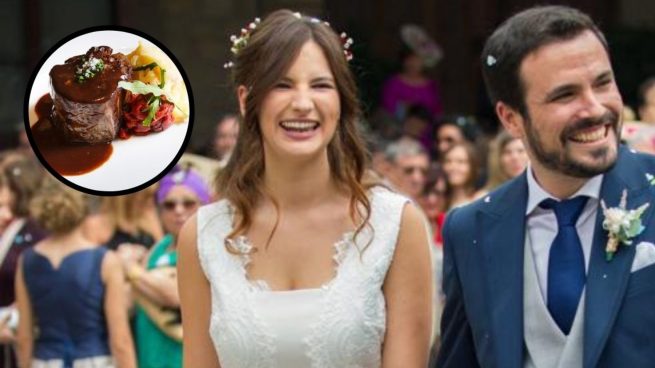 Garzón recomienda a los españoles reducir el consumo de carne tras servir solomillo en su boda