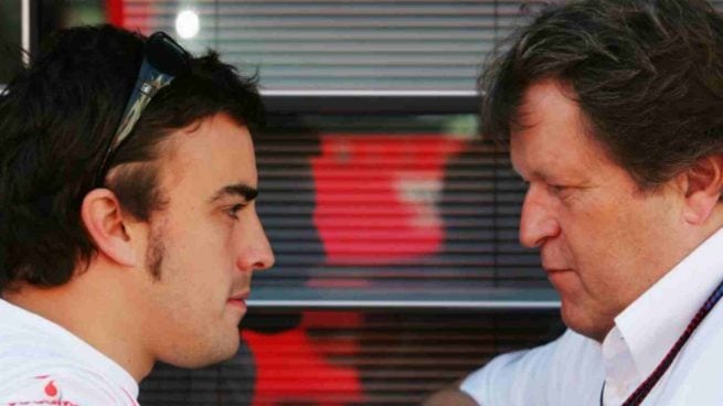 Fernando Alonso y Norbert Haug