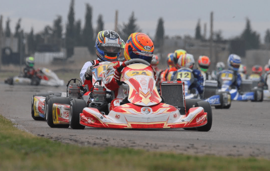 Daniel Briz en el campeonato de España de Karting