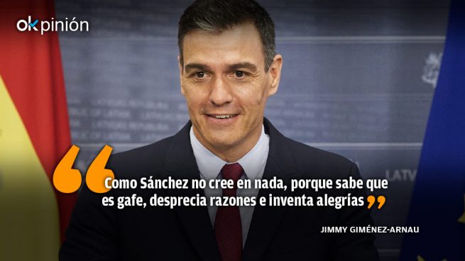 Sánchez no cree en nada porque sabe que es gafe