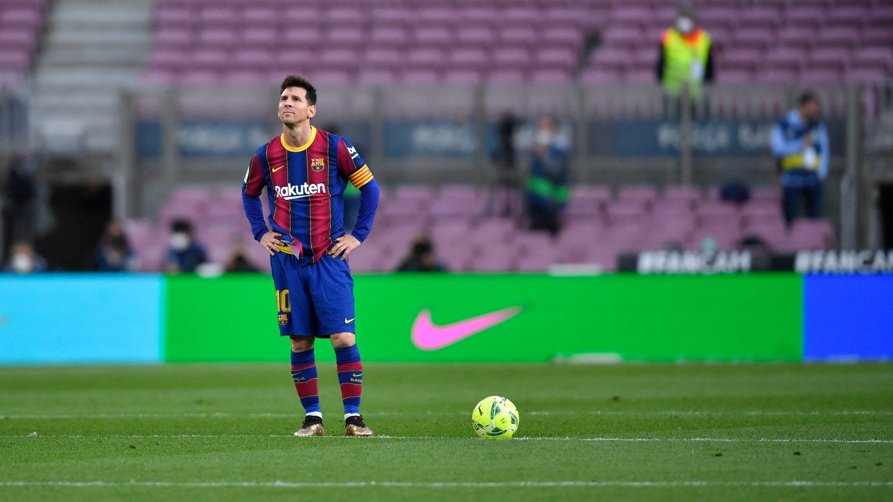 Messi, en su último partido con el Barcelona. (AFP)