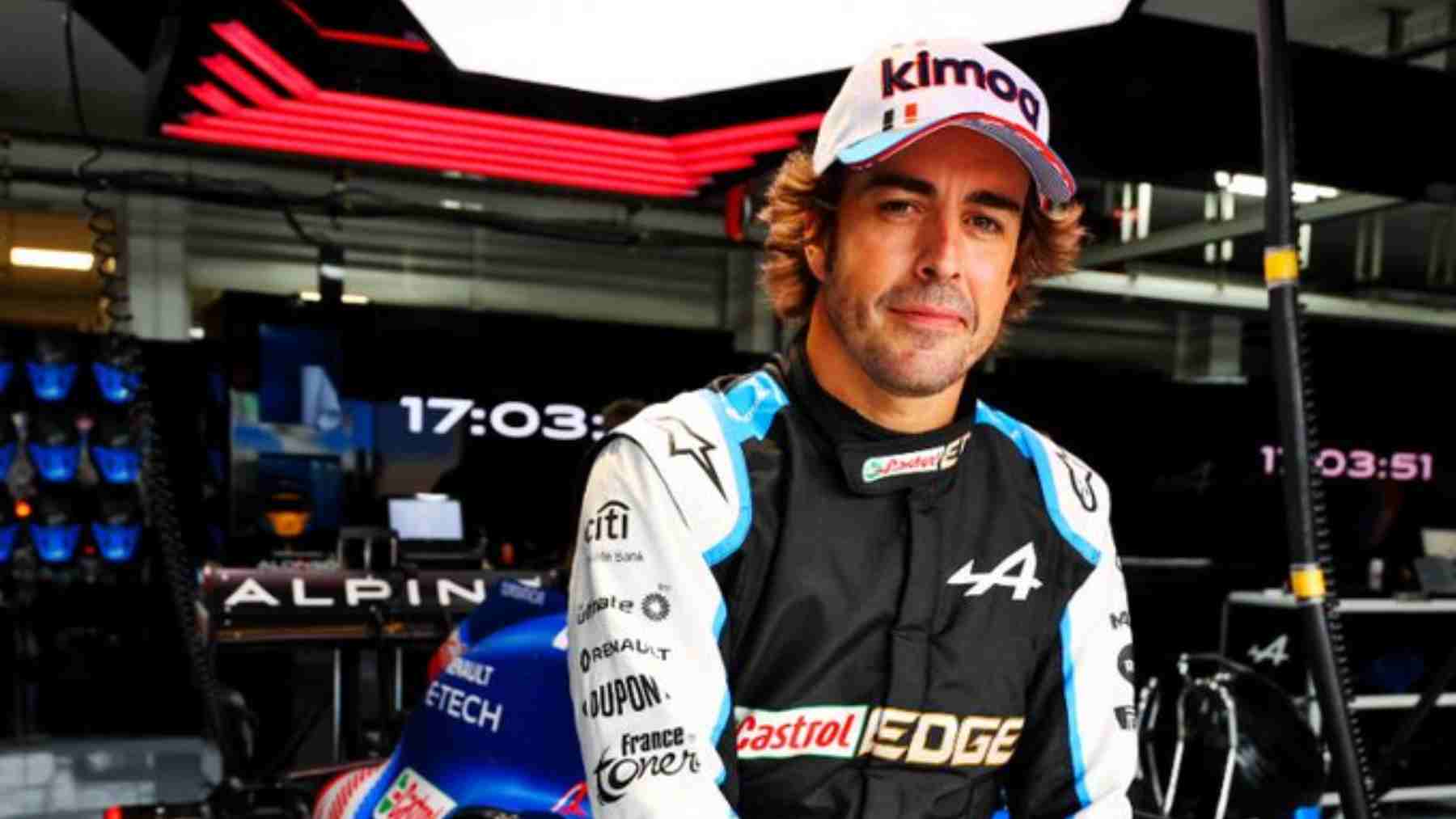 Fernando Alonso con Alpine. (@AlpineF1Team)