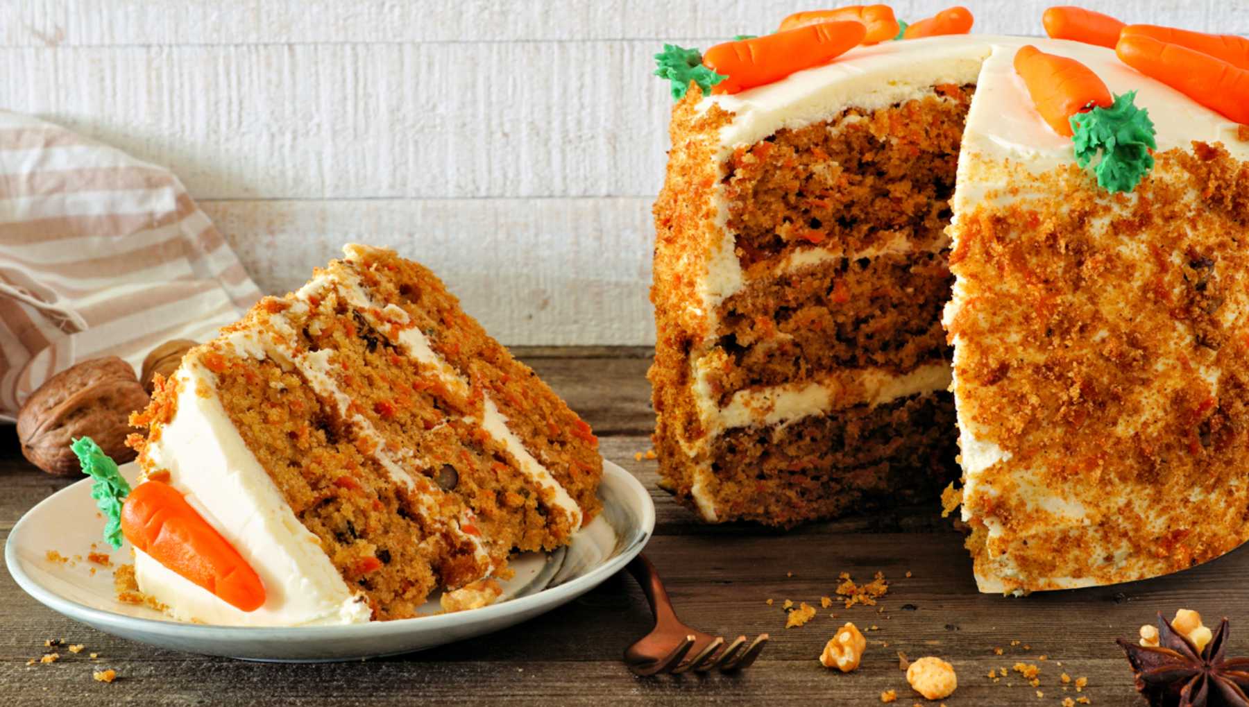 La mejor receta casera de carrot cake o tarta de zanahoria