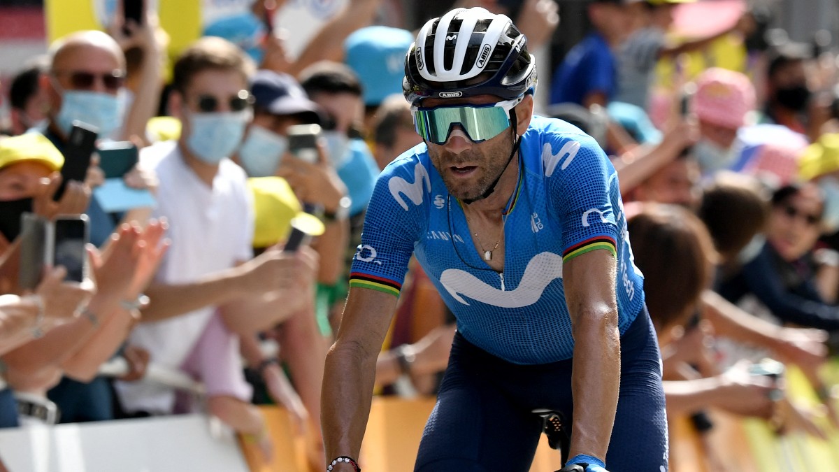 Valverde, en una etapa. (AFP)