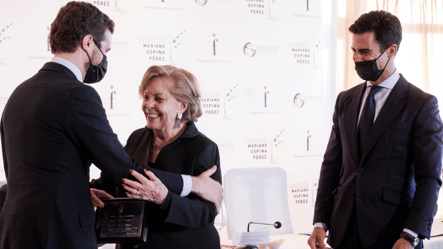 Pablo Casado recibe el Premio Hispanidad, Concordia y Libertad
