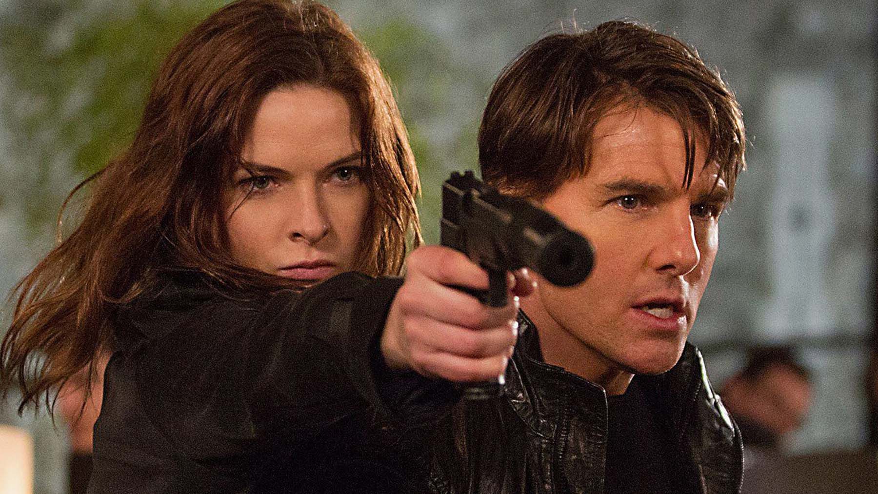Tom Cruise y Rebecca Fergus «Misión Imposible: Nación secreta» (Paramount Pictures)