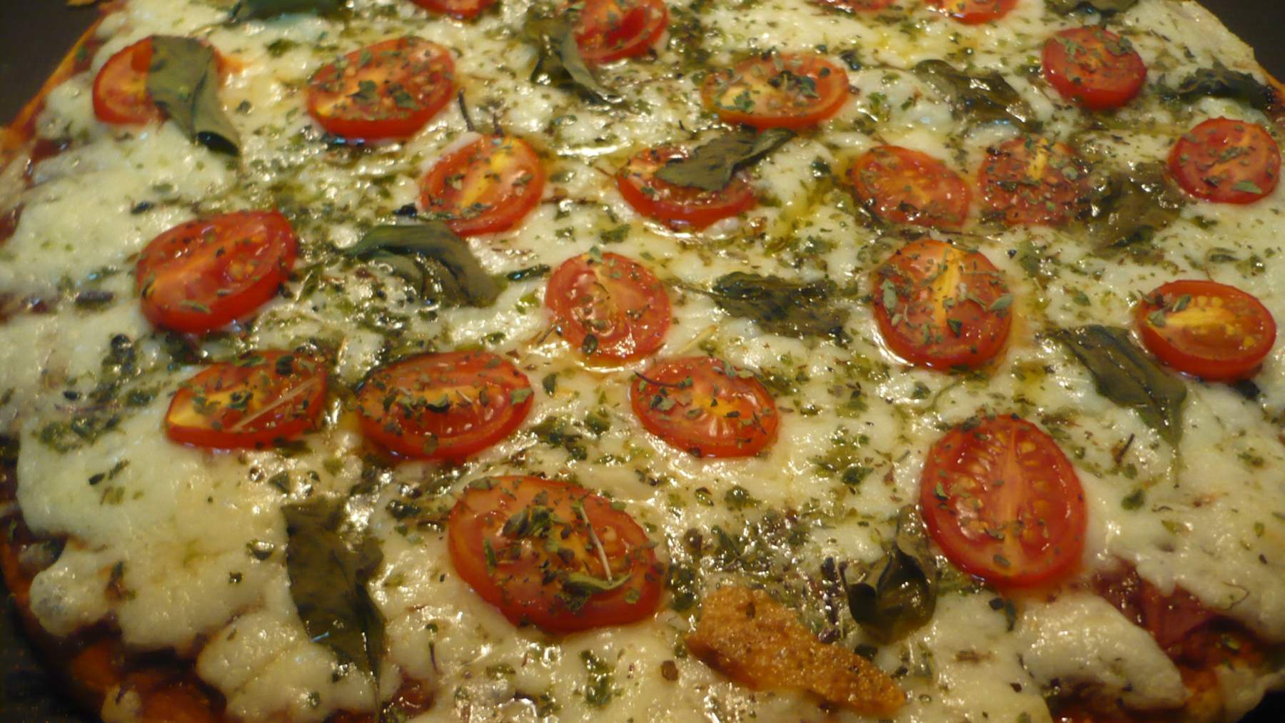 Pizza romana picante, sin gluten