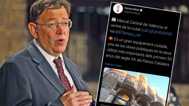 La Generalitat de Ximo Puig sitúa el Mercado Central de Valencia como parte de los «Països Catalans»