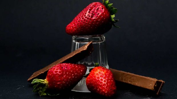 Fresas y chocolate