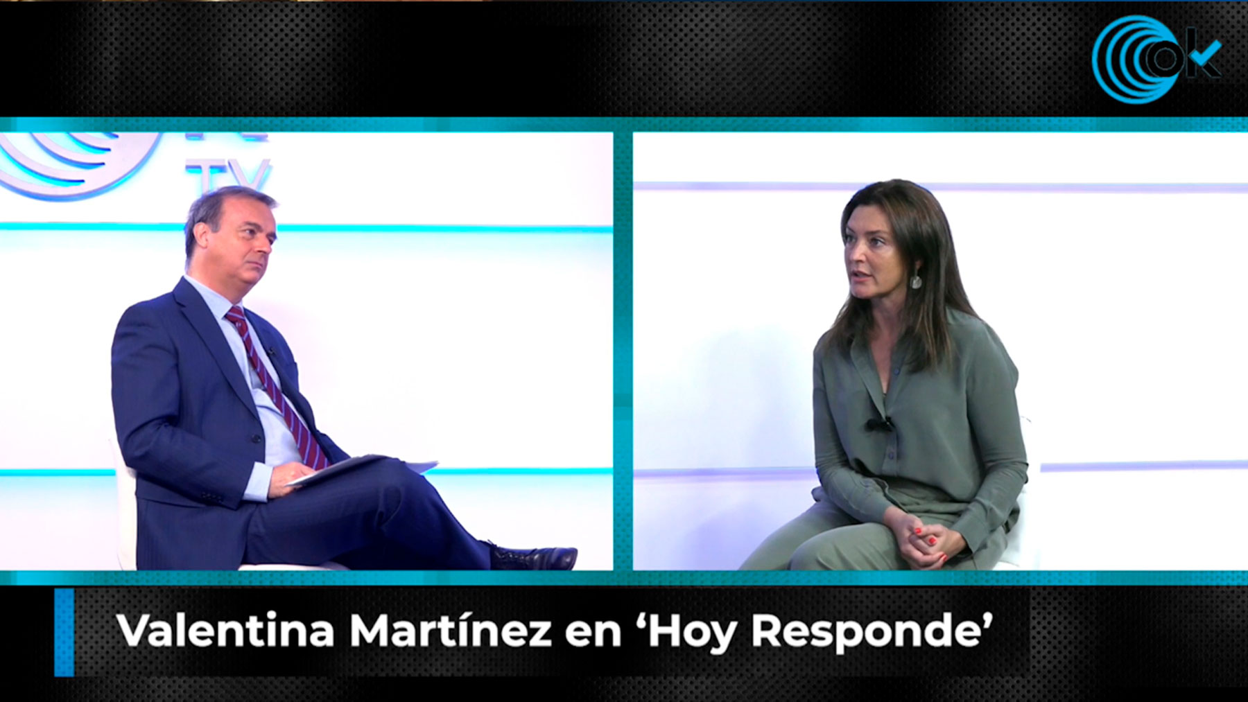 Valentina Martínez en Hoy Responde