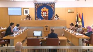 Rifirrafe en el salón de plenos en Ceuta.