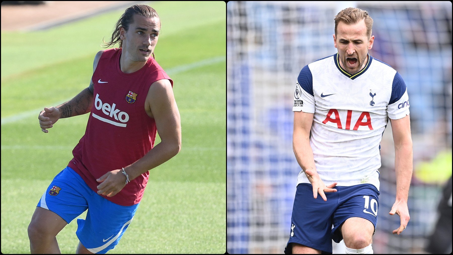 Antoine Griezmann y Harry Kane. -kane