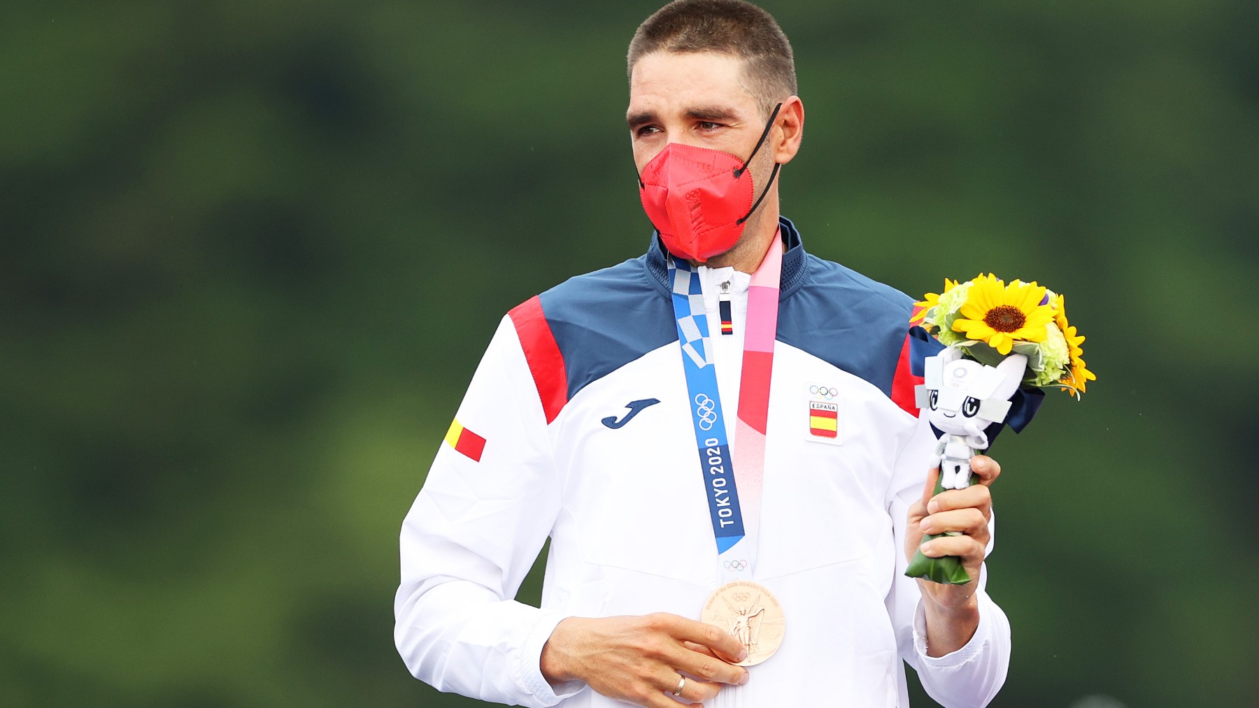 David Valero, con la medalla de bronce.