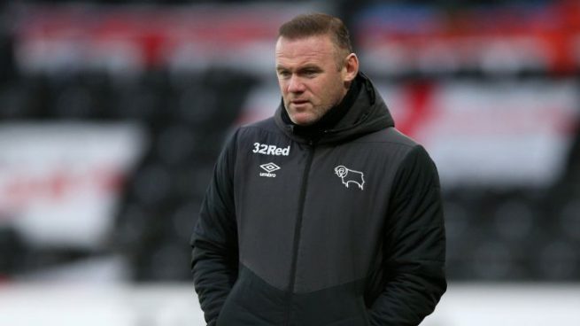 Rooney, entrenador del Derby County.