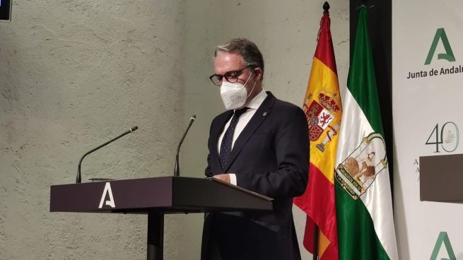 Elías Bendodo, consejero de Presidencia de la Junta de Andalucía.