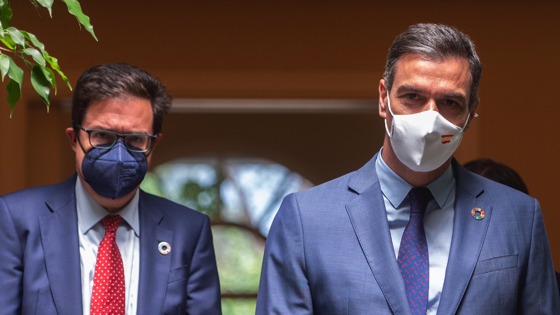 Óscar López y Pedro Sánchez. (Foto: EP)