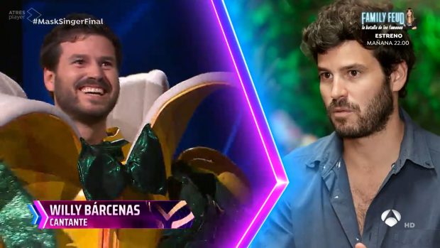 Willy Bárcenas es el segundo clasificado de Mask Singer