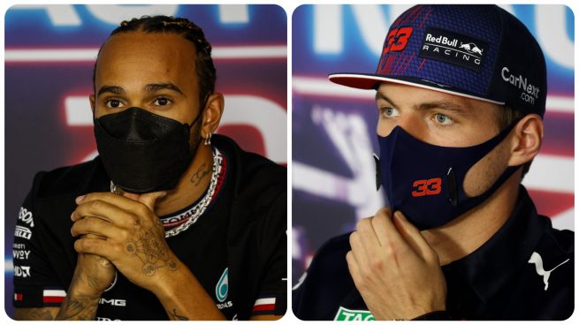 Lewis Hamilton y Max Verstappen