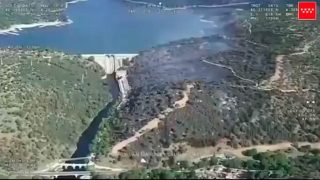 Incendio pantano de San Juan