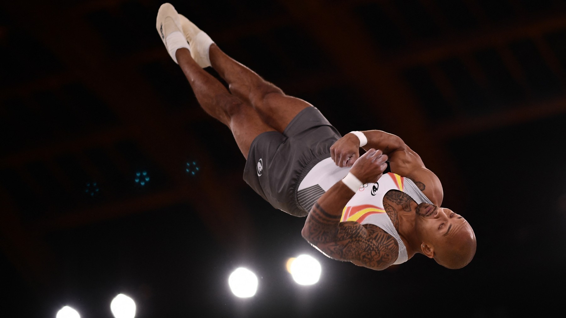 Ray Zapata, durante la final en Tokio. (AFP)