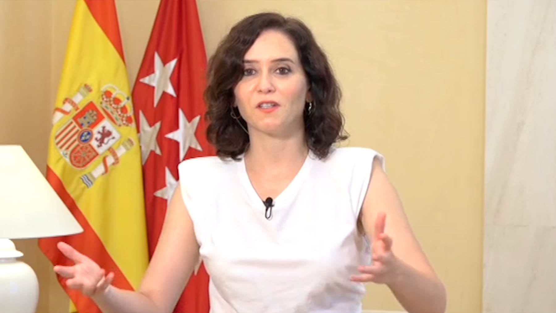 La presidenta de la Comunidad de Madrid, Isabel Díaz Ayuso.