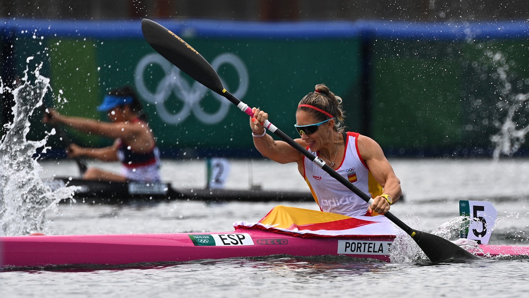 Teresa Portela, plata olímpica en Tokio. (AFP)