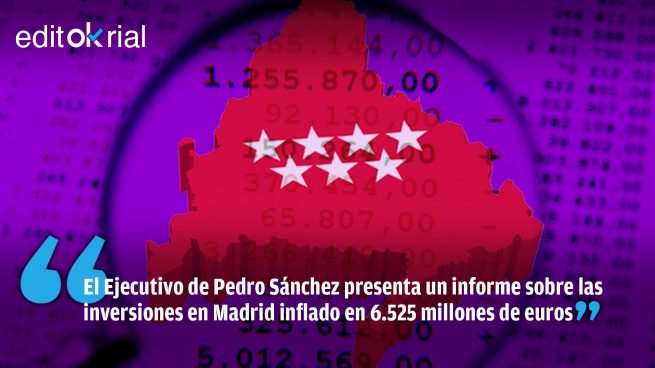 Madrid, víctima de la manipulación contable de Sánchez