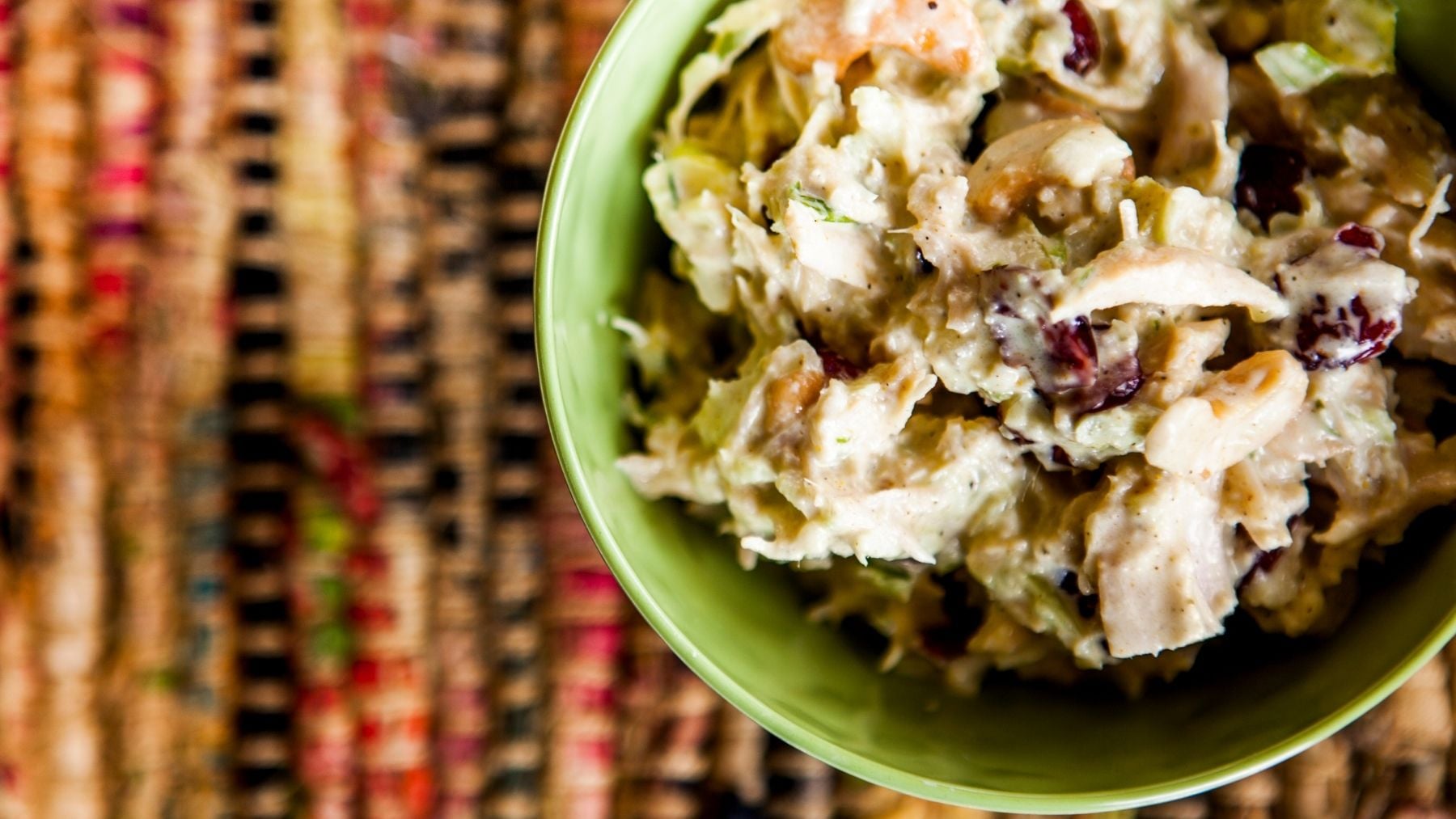 Receta de ensalada de pollo al curry con piña