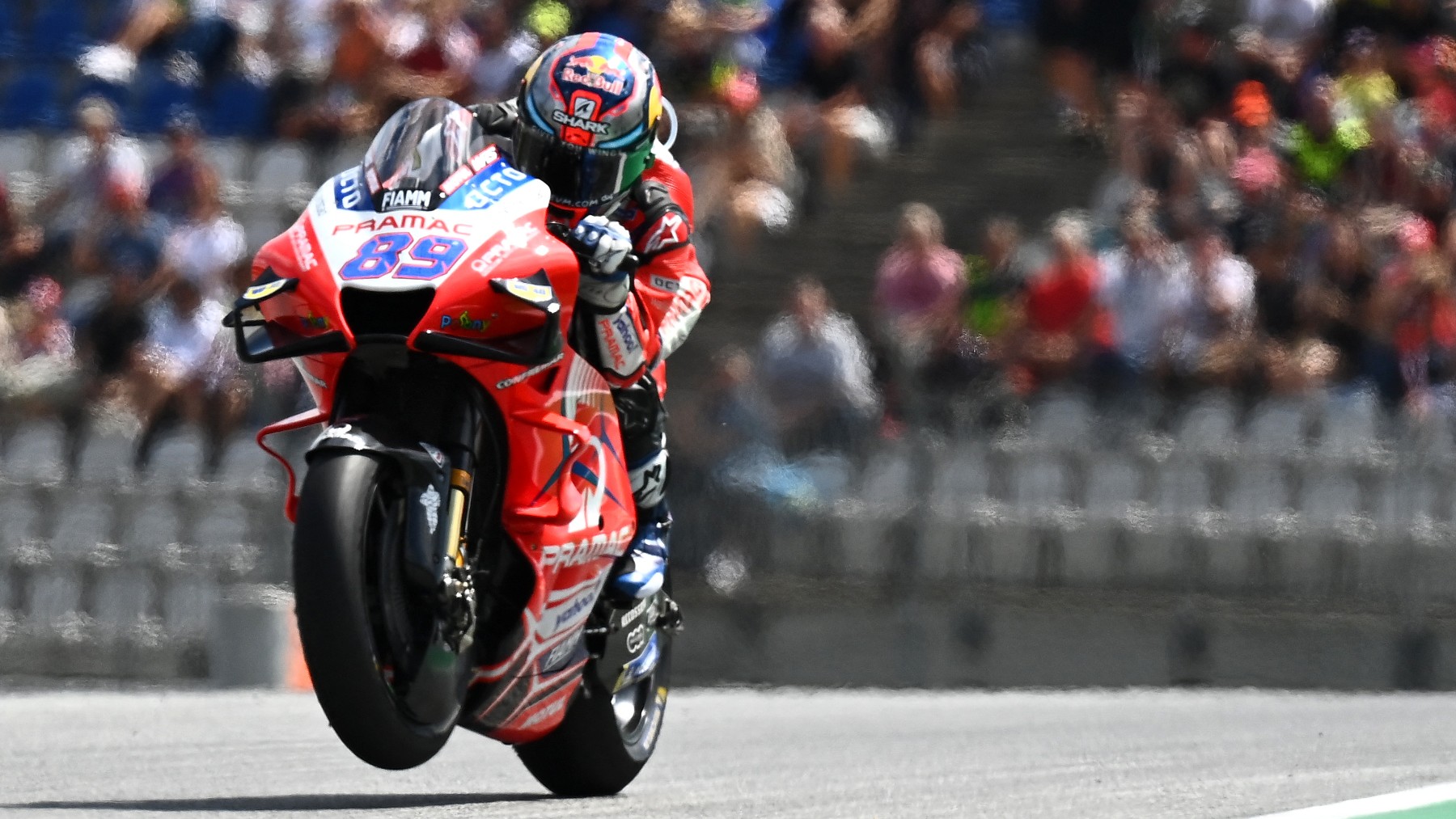 Jorge Martín, durante el Gran Premio de Estiria de MotoGP. (AFP)