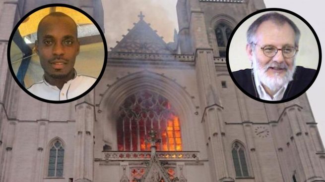 Se entrega el autor del incendio de la catedral de Nantes tras asesinar a golpes a un sacerdote