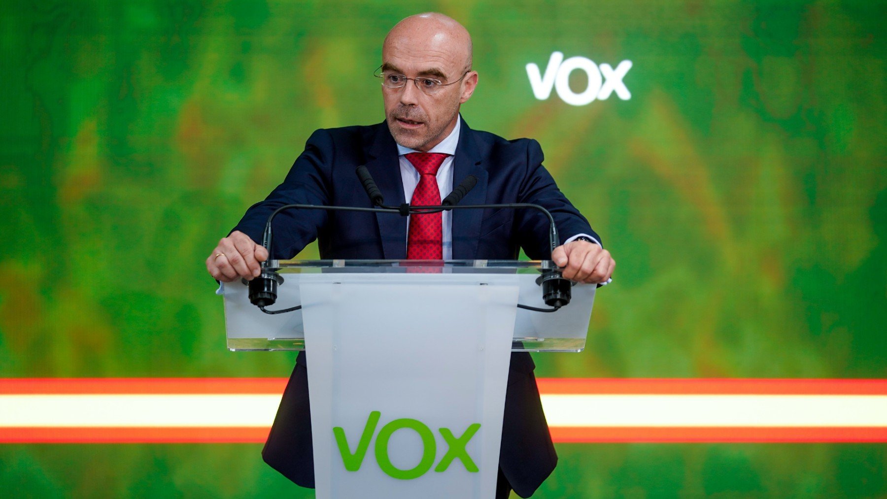 El portavoz nacional de Vox, Jorge Buxadé. (Foto: Europa Press)